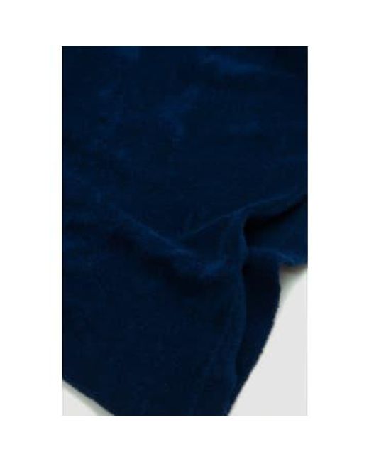Gran Sasso Blue Terry Fleece Cotton Polo Dark 50 for men