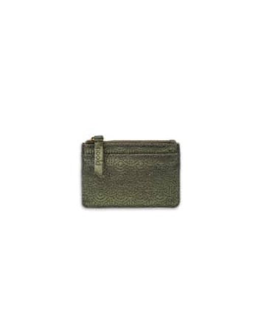 Nooki Design Green Finsbury Cardholder- / One Leather; Lining 100% Cotton Twill