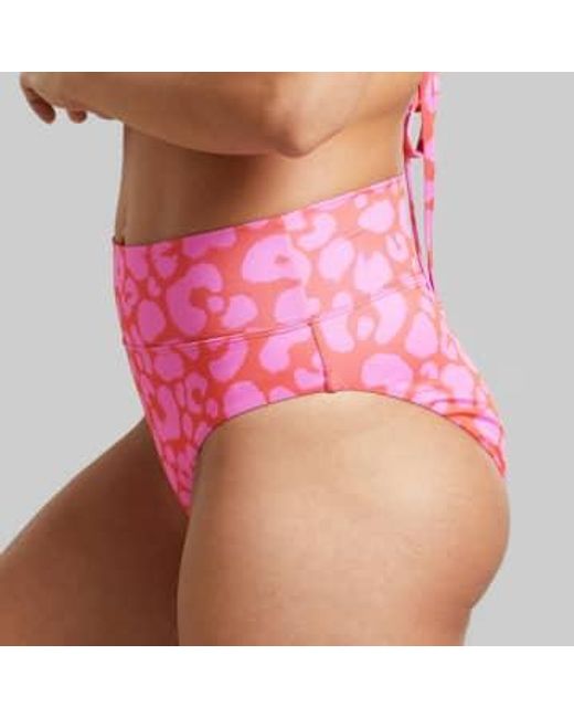 Slite bottoms léopard Dedicated en coloris Pink