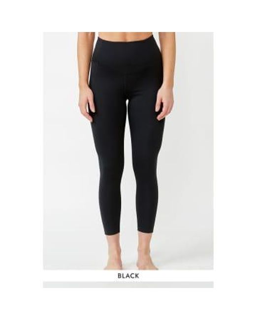 High Rise 78 Leggings More Colours Available di GIRLFRIEND COLLECTIVE in Black