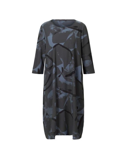 Urban Grey Kleid Veelde Dress di Oska in Black