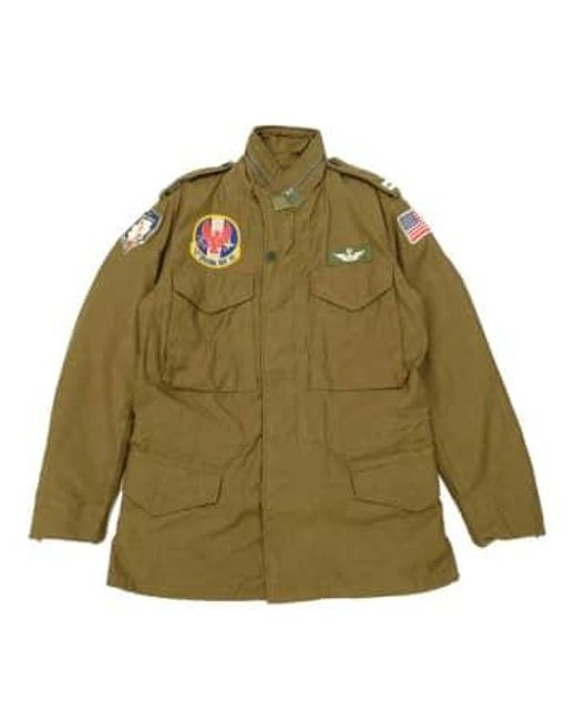 M -65 1st ops squadron jacket Buzz Rickson's de hombre de color Green