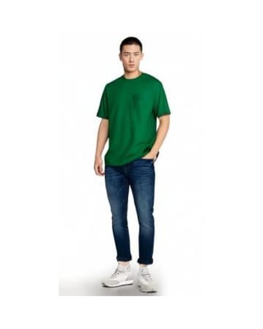 Patagonia Green T-shirt Boardshort Logo Pocket Uomo Gather for men
