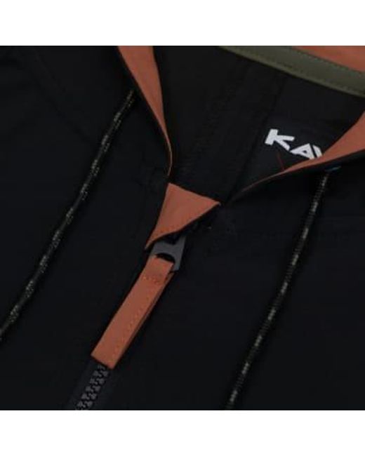 River Throwshirt Hooded Jacket In And Multi di Kavu in Black da Uomo