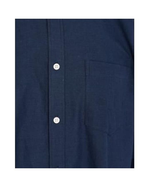 Jack 9802 camisa manga larga Minimum de hombre de color Blue