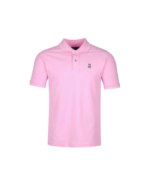 Psycho Bunny Pink Polo for men