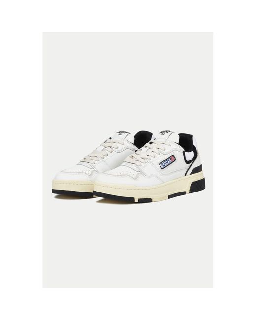 Autry White Black Clc Leather Trainers S for men