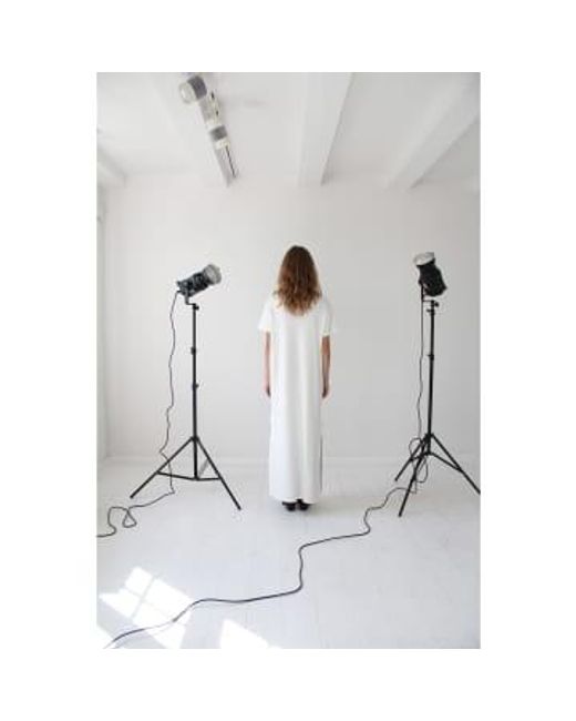 Bryson Tee Dress di Designers Remix in White