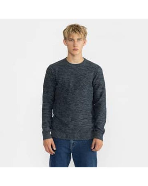 Revolution Blue Knit Sweater 6575 S for men