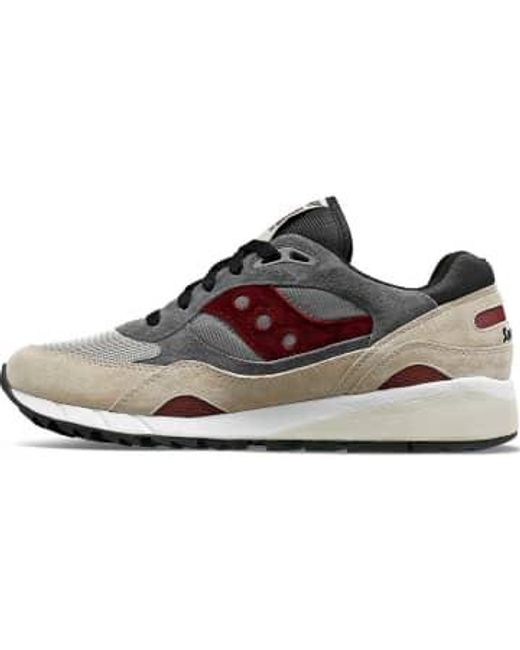 Saucony Gray And Grey Shadow 6000 S Shoes for men