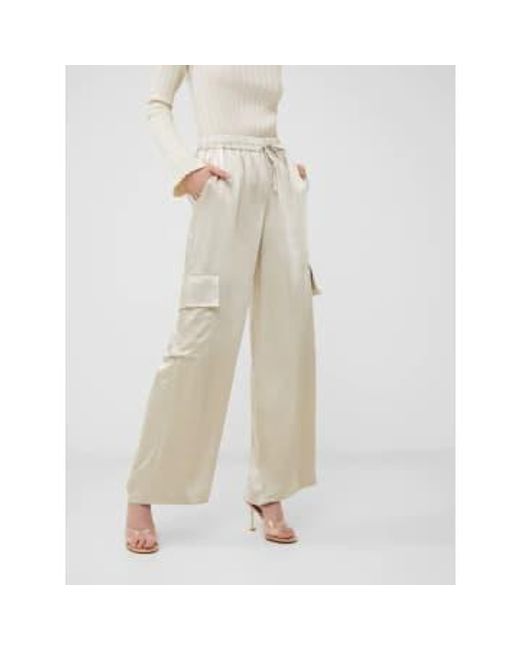 French Connection White Chloetta Cargo Trouser