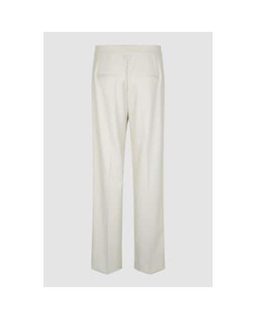 Second Female White Vaporous Kaleem Suit S Trousers Xs