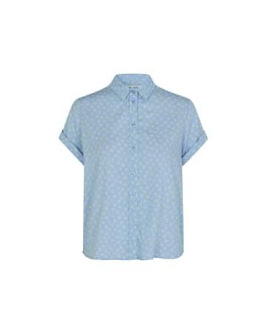 Samsøe & Samsøe Blue Orchid Sorbet Short Sleeved Majan 9942 Shirt Xs