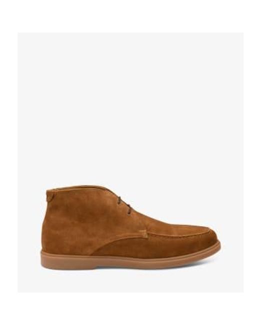 Loake Brown Chestnut Suede Amalfi Boots 42 for men