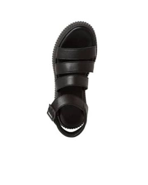 Tamaris Black Klobige schwarze sandalen
