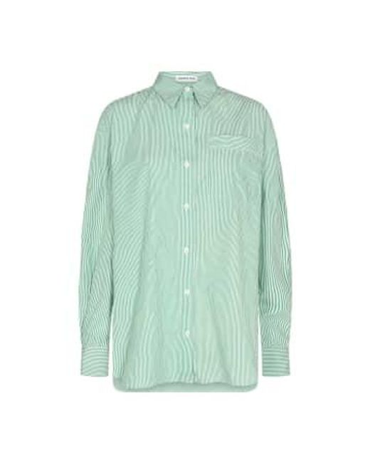 Designers Remix Green Hayden Oversized Shirt Cotton