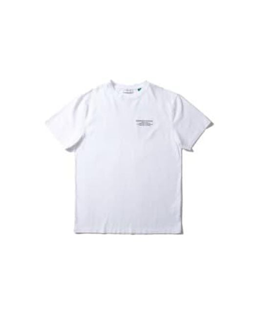 T-shirt blanc uni Edmmond Studios pour homme en coloris Blue