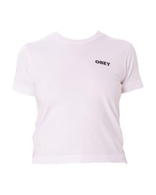 Obey Purple T-shirt Visual Studios S
