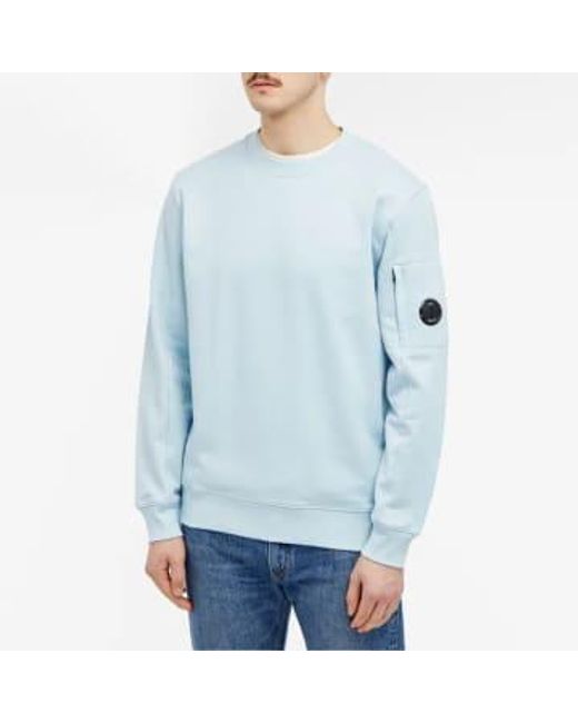 C P Company C.p. firmenarm objektiv sweatshirt starlight in Blue für Herren