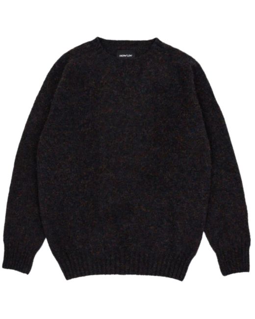 Howlin' By Morrison Black Birth Of The Cool Wool Sweater Wolf for men