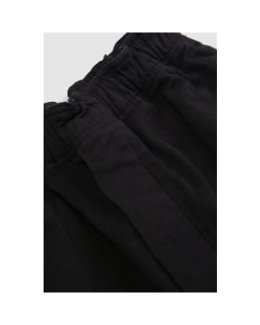Pulgue pantalones cortos algodón sarga negra Margaret Howell de hombre de color Black