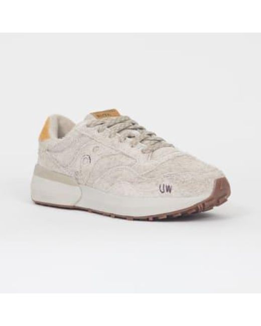 Saucony White X Universal Works Collaboration Jazz Nxt Trainers for men