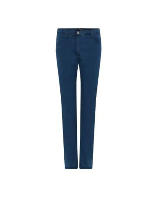 Robell Blue Elena Denim Trousers Size 8