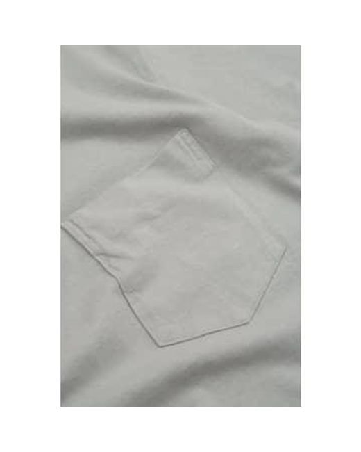 Lady White Co. Gray Balta Pocket T-shirt Post Grey S for men