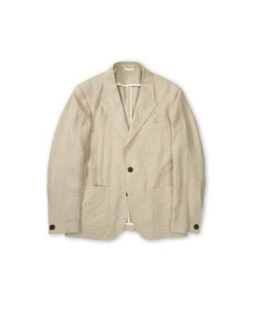 Oliver Spencer Natural Sfield Jacket Coney for men