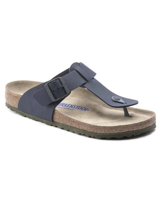 Birkenstock Medina SFB Birko Sandalen Flor Desert Soil Blau in Blau für  Herren | Lyst DE