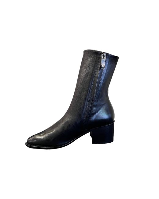 Lorenzo Masiero Lucrezia Ankle Boots in Blue | Lyst