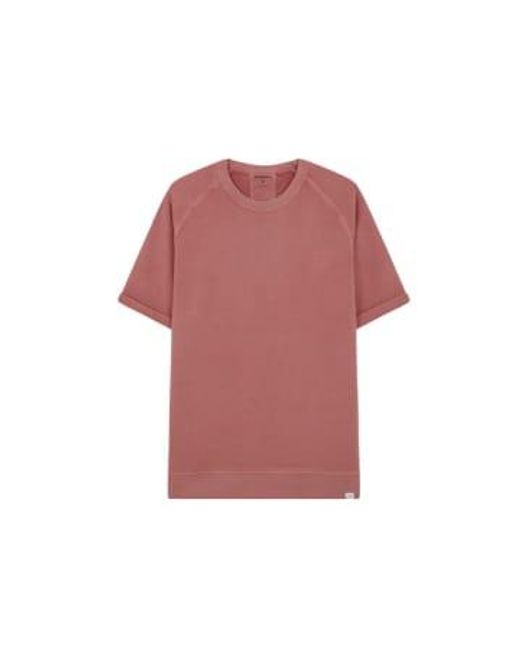 NOWADAYS Ash sweat t-shirt in Pink für Herren
