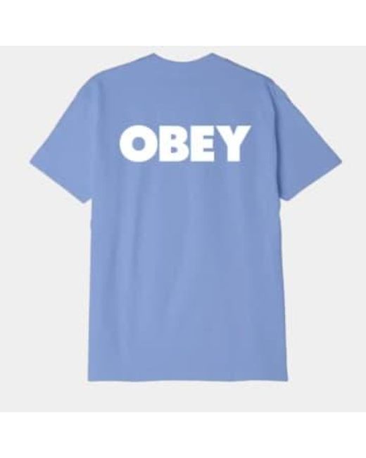 Bold 2 T Shirt Digital di Obey in Blue da Uomo