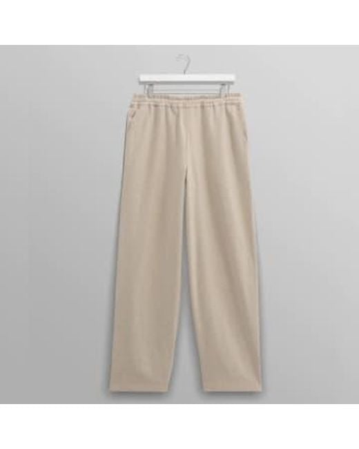 Wax London Natural Campbell Trouser Linen/cotton 30 for men