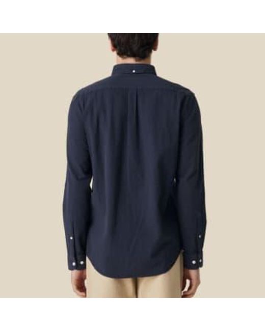 Portuguese Flannel Blue Atlantico Shirt Navy S for men