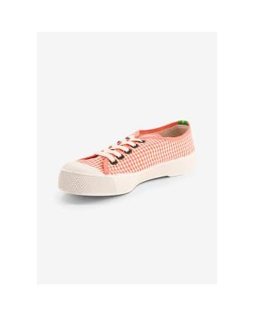 Naranja romy vichy b79 zapatos es Bensimon de color Pink