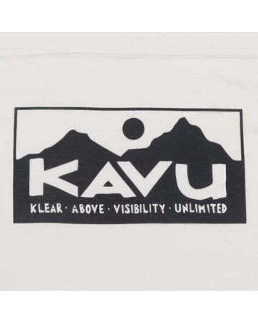 Kavu White S Malin Cropped T-shirt