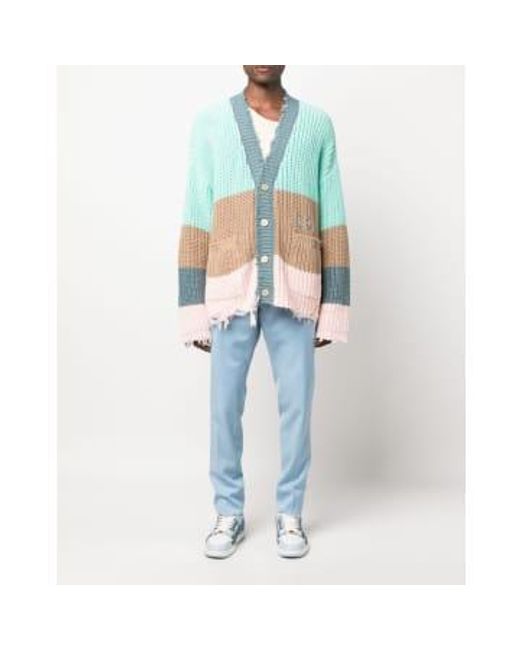 DSquared² Green Color Logo Loose Fit Cardigan S for men