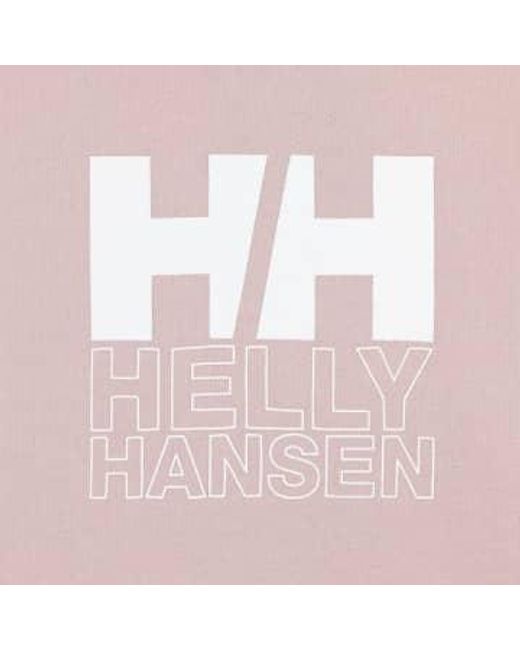 Core Graphic Hoodie In di Helly Hansen in Pink da Uomo