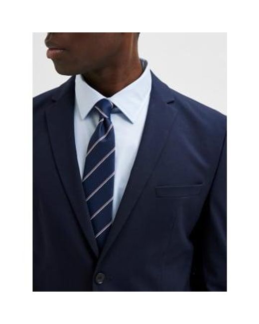SELECTED Slim Fit Blue Costume Jacket 54 for men
