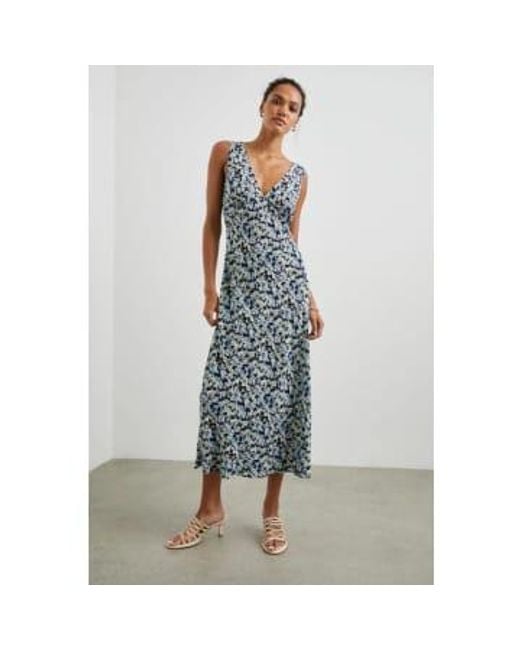 Audrina Floral Dress Midnight Meadow di Rails in Blue
