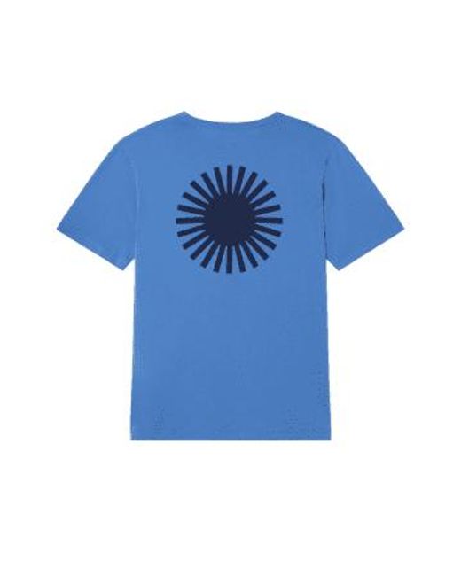 Thinking Mu Erbe big sol t-shirt in Blue für Herren