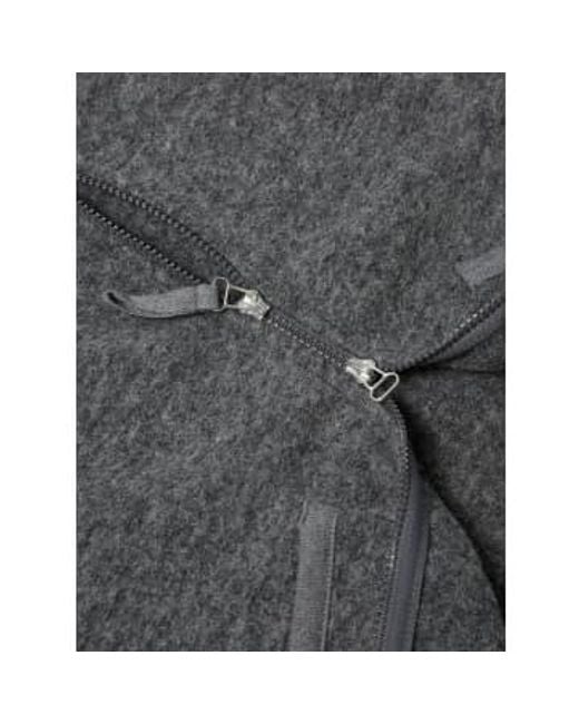 Universal Works Gray Zip Waistcoat Marl Medium for men