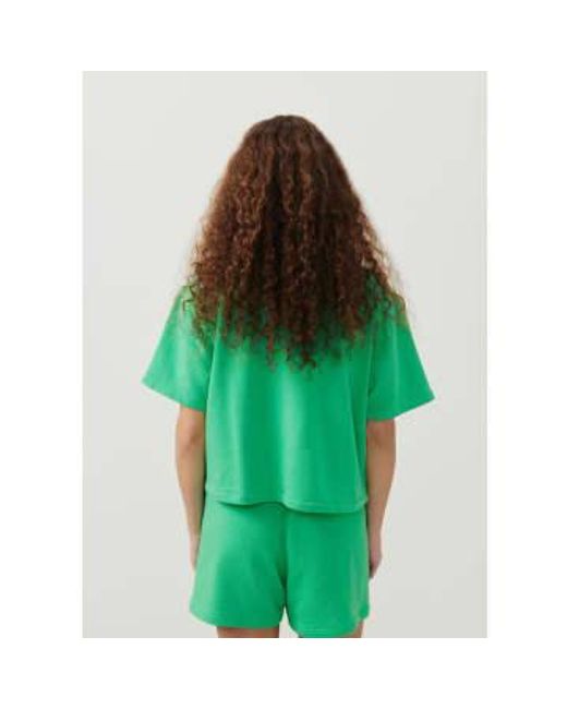 American Vintage Green Hapylife 02be24 T-shirt Chlorophyll / S