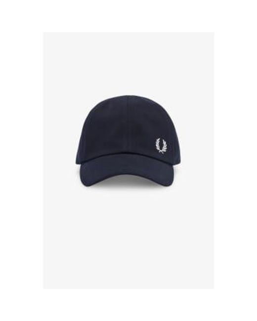 Fred Perry Blue Classic Pique Cap Navy One Size for men
