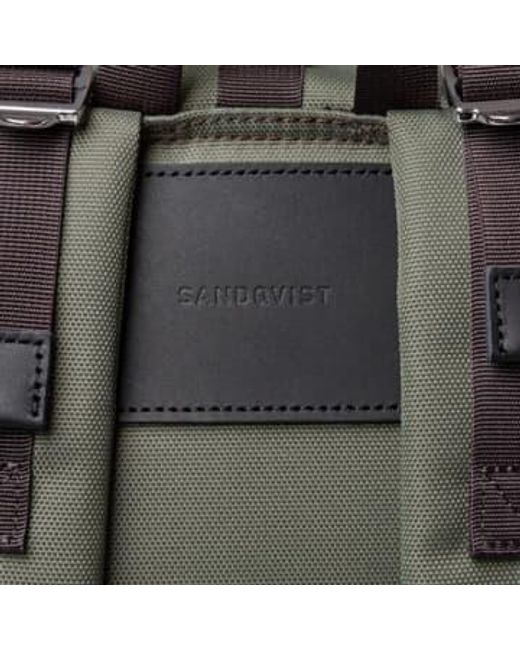Sandqvist Gray Bernt Backpack Multi Clover / 25l for men
