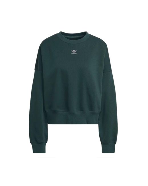 Adidas originals essential sweatshirt green 2025