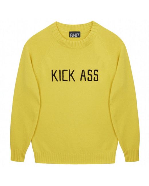 Yellow Kick Ass Knit di FUND
