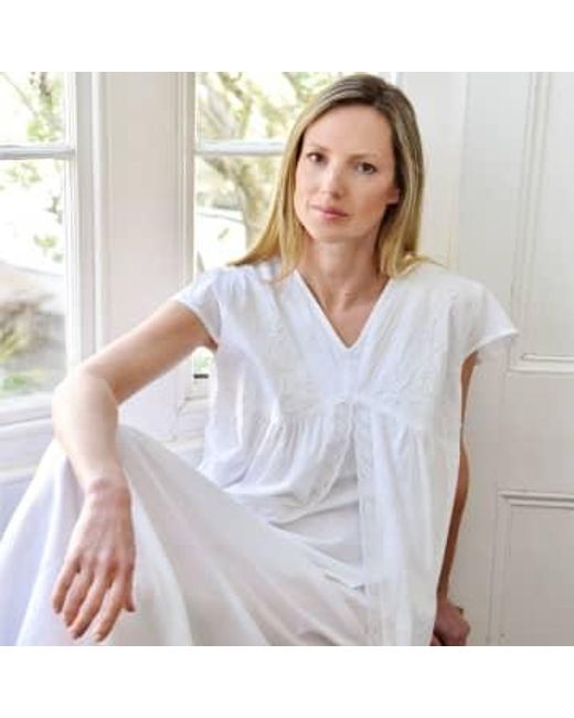 Nuire la ntelle en coton blanc femme 'valérie' Powell Craft en coloris White