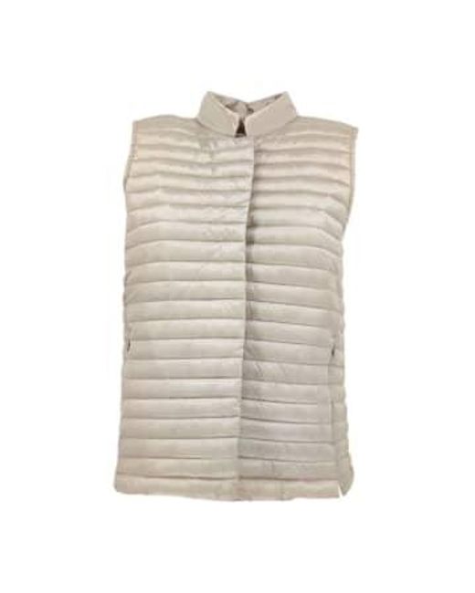 Gilet Aria Donna Pearl di Save The Duck in Natural
